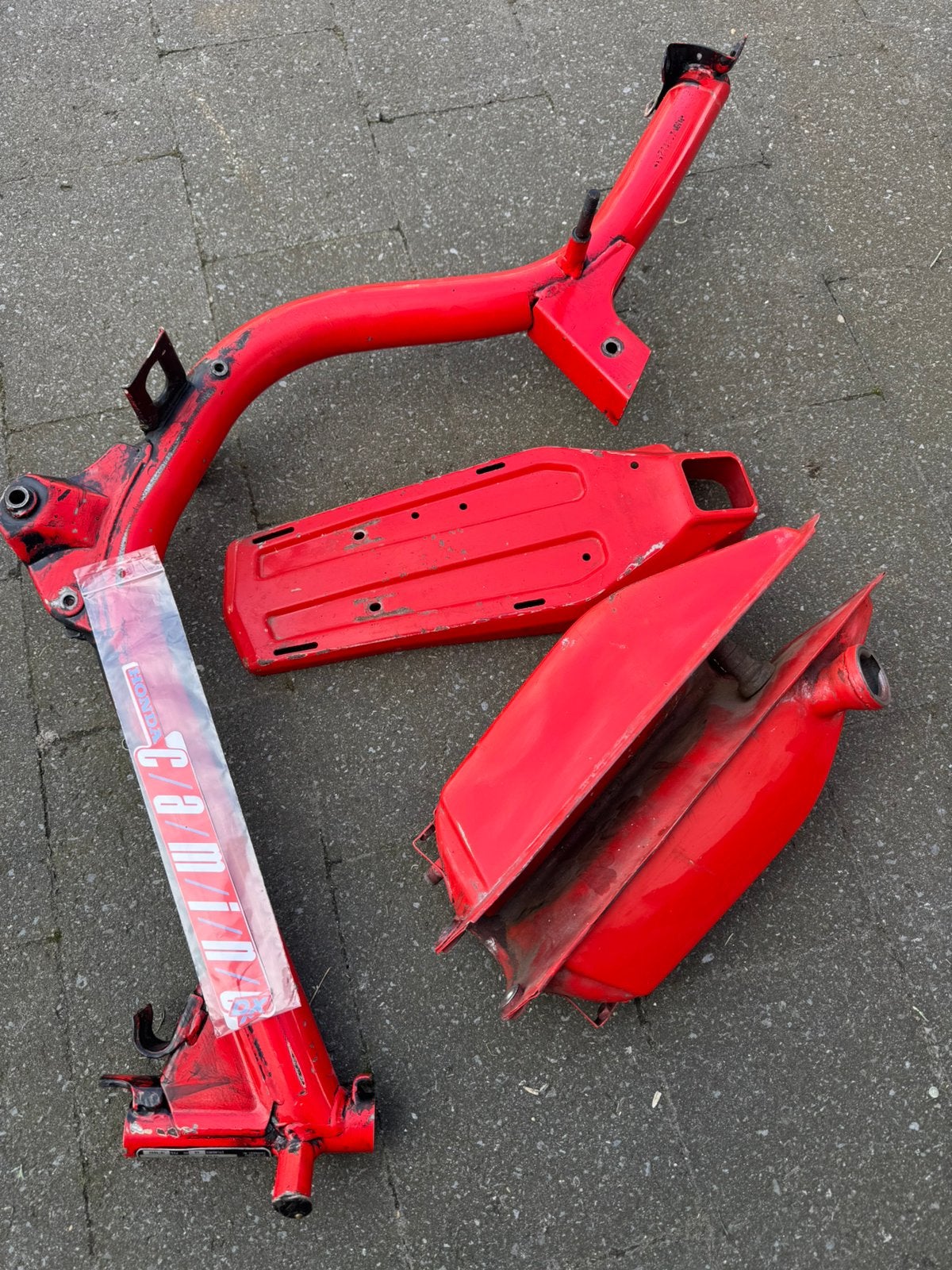 Honda camino dx originele kleur /stickers, Fietsen en Brommers, Ophalen, Zo goed als nieuw, Frame