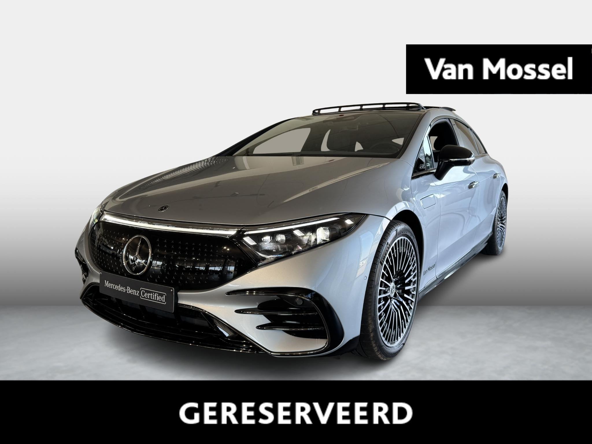 Mercedes-Benz EQS 450+ AMG Line + PANORAMISCH DAK + AIRMATIC, Auto's, Mercedes-Benz, Automaat, Gebruikt, 333 pk, 5 zetels