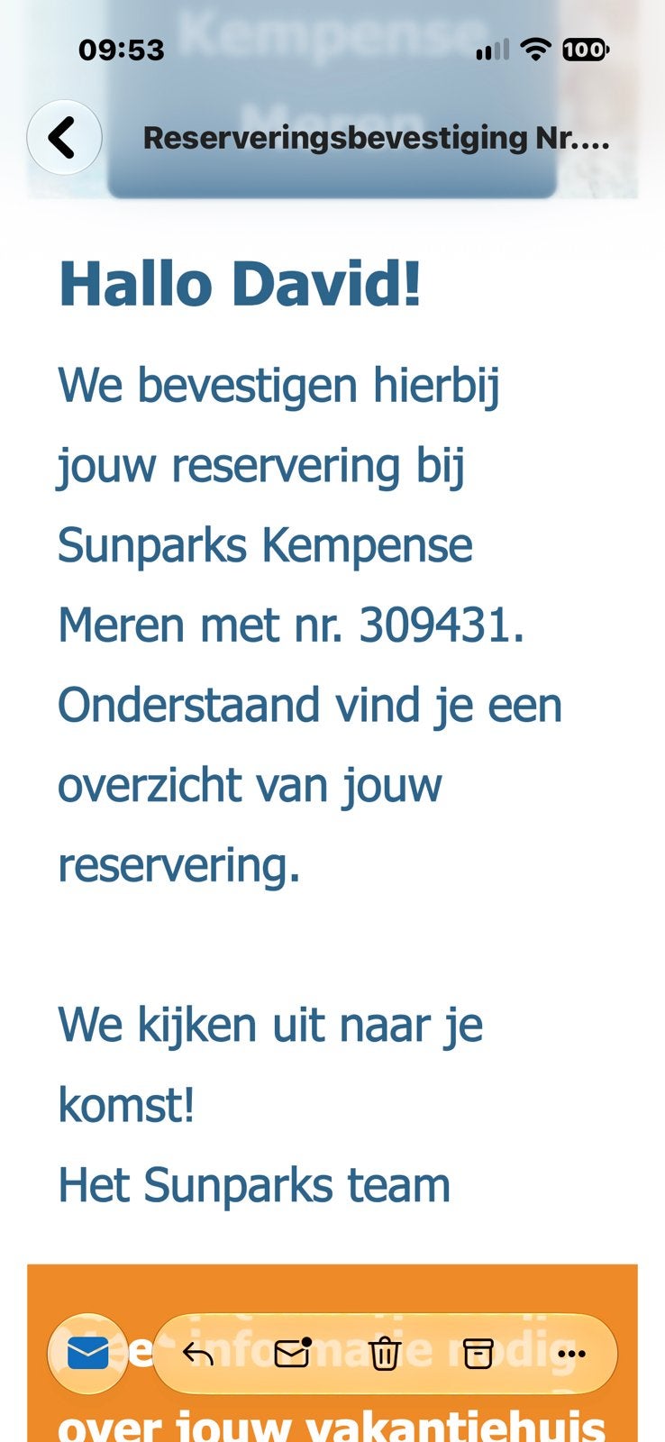 Vakantiewoning sunparks. Mol, Vacances, Parc de loisirs, Agence de location, Anvers et Flandres, 4 personnes