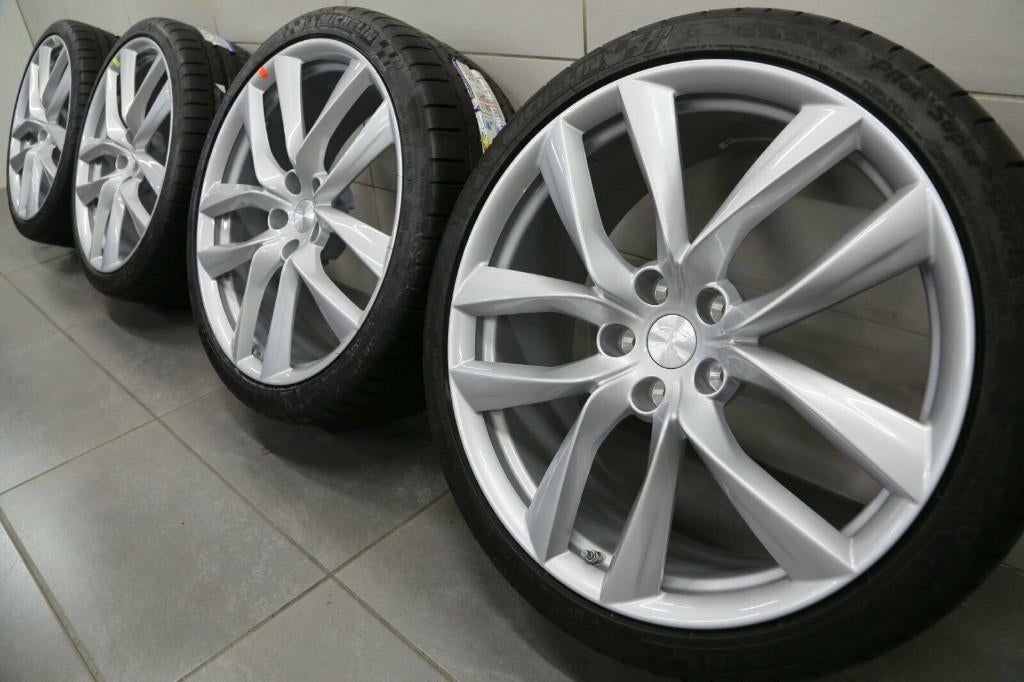 21" OG Arachnid Velgen + Michelin Pilot Super Sport – NIEUW, Auto-onderdelen, Banden en Velgen, Banden en Velgen, Zomerbanden