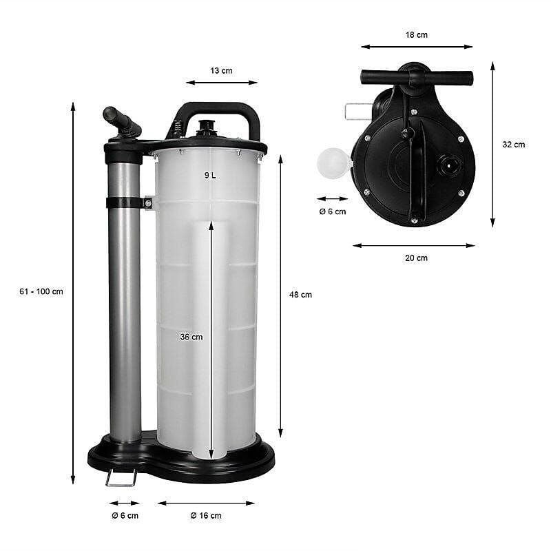 Vloeistofpomp 9 Liter, Verzenden