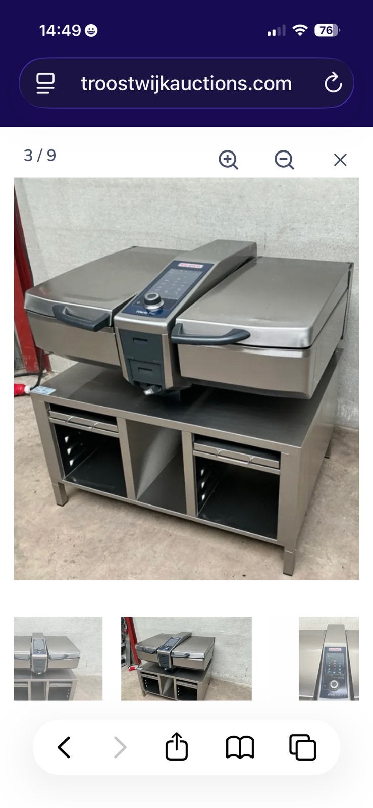 Système de cuisson intelligent Rational i vario avec support, Enlèvement, Utilisé, Autres types