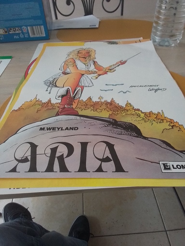 Aria, Livres, Enlèvement
