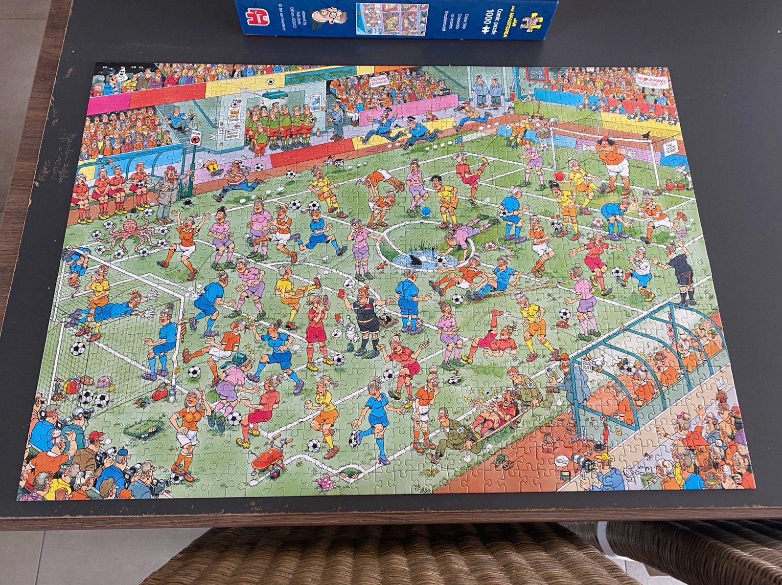 Puzzel Jan van Haasteren, Hobby en Vrije tijd, Denksport en Puzzels, Ophalen, 500 t/m 1500 stukjes, Zo goed als nieuw, Legpuzzel