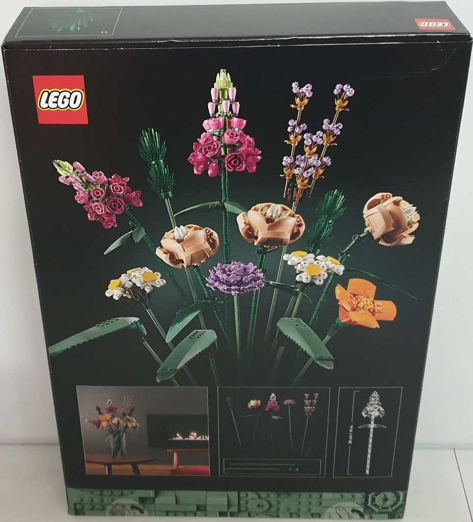 LEGO 10280 + 10329 Bloemenboeket/Miniplantjes – Verhuur, Kinderen en Baby's, Compleet, Lego, Ophalen of Verzenden, Icons