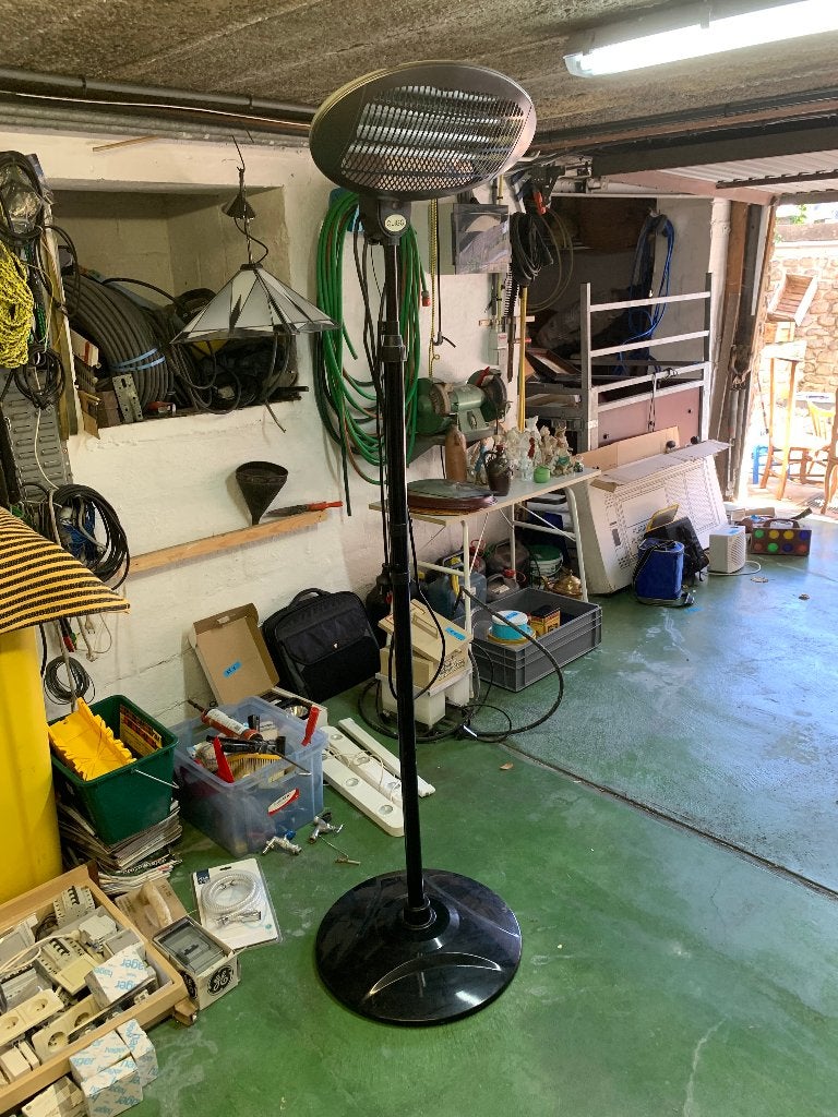 terrasverwarmer, Enlèvement