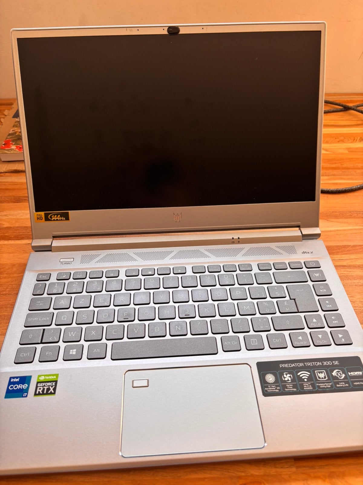 Acer predator triton 300 SE gaming laptop, Ophalen, Gebruikt, 14 inch, Gaming