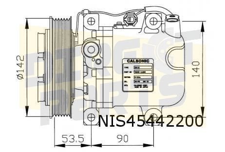 Nissan Primera / Almera (2.0GT SR20DE 110Kw.) compressor AC, Neuf, -, Opel, -