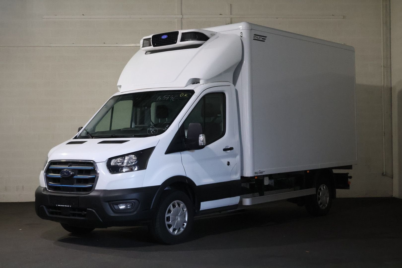 Ford E-Transit Bakwagen met Koeling 100% Elektrisch Pulsor 3, Auto's, Automaat, Wit, Elektrisch, Ford
