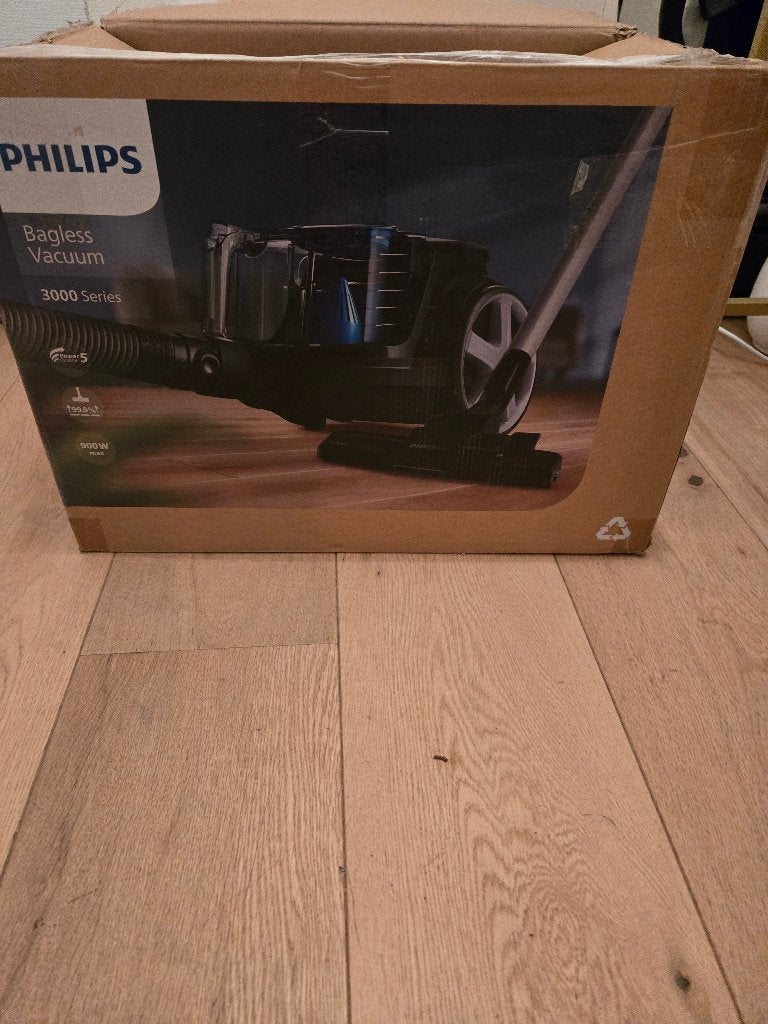 Philips stofzuiger zonder zak uit de 3000-serie, Ophalen, Philips, Geschikt voor harde vloeren, Nieuw