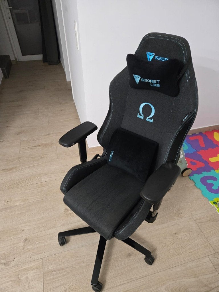 Secret Lab Omega gamestoel, Ophalen, Gebruikt, Zwart, Gaming bureaustoel