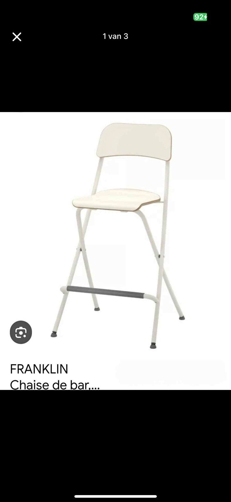 Ikea stoel Franklin, Enlèvement, Comme neuf