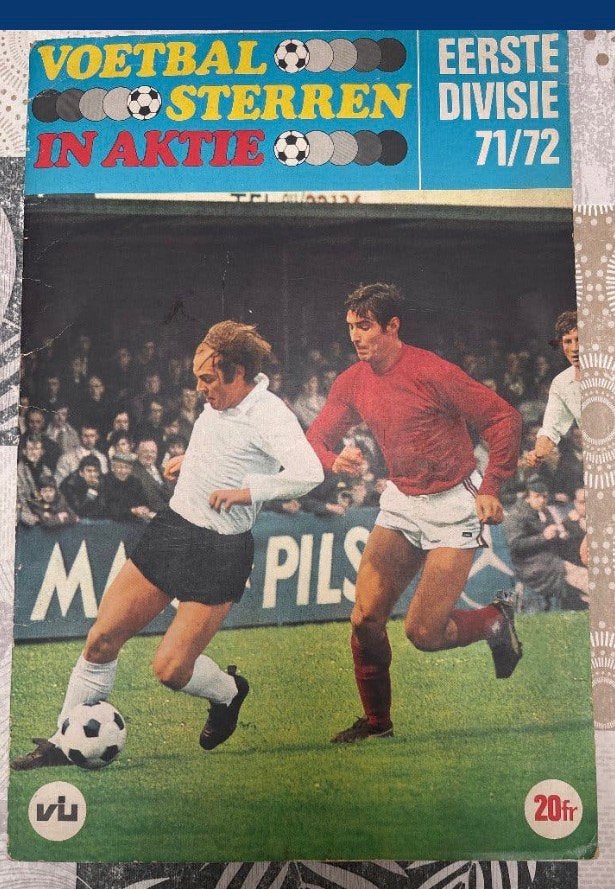Voetbalsterren in Aktie 71/72 - Eerste Divisie België, Verzamelen, Ophalen of Verzenden, Gebruikt, Spelerskaart