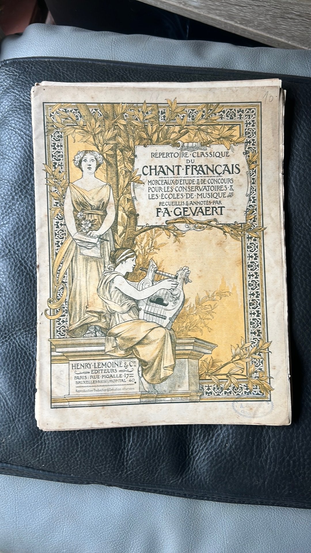 FA -Gevaert morceaux d etude cours pour les conservatoires, Ophalen of Verzenden