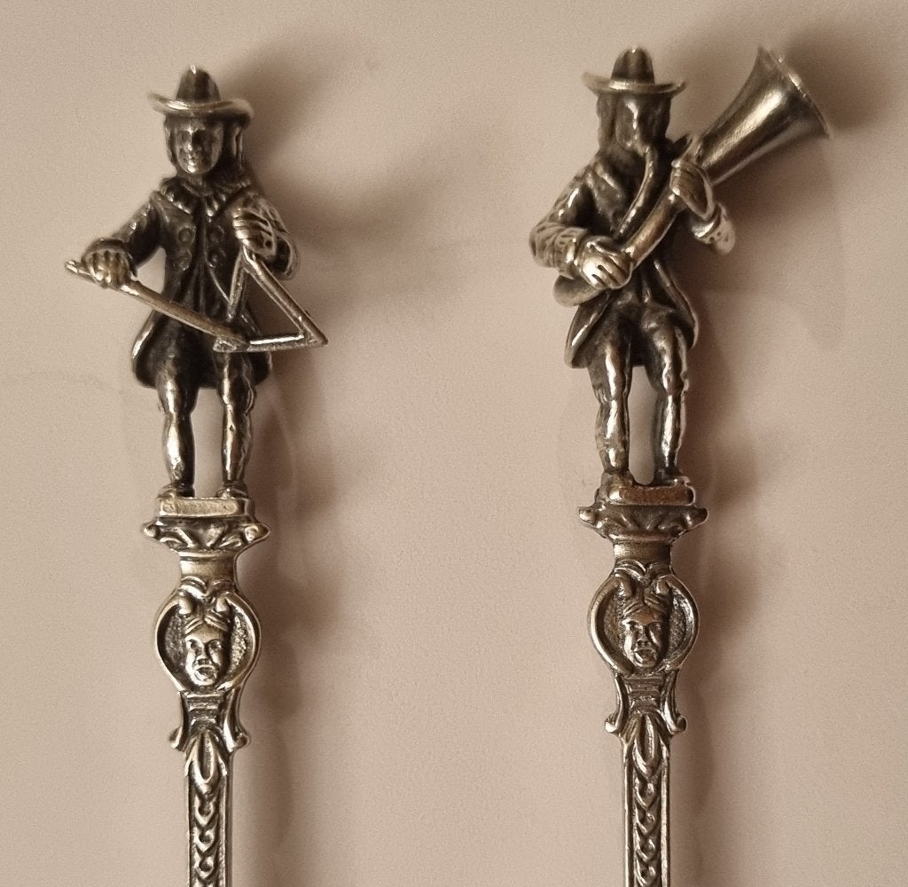 Vintage NIEKERK Lepeltjes Holland Silverplate Lepel Figuren, Ophalen of Verzenden