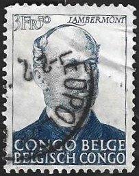 1 Postzegel Belgisch Congo Overwinning op slavenhandelaars, Enlèvement ou Envoi, Autres pays, Affranchi