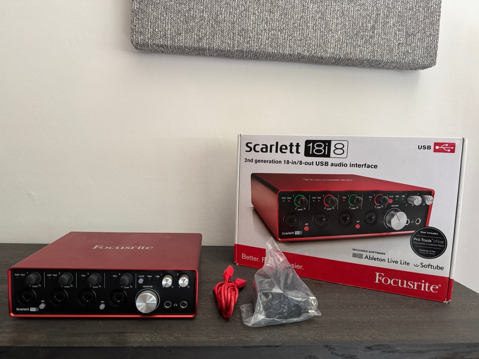 Focusrite 18i8 2nd gen usb audio interface, Ophalen, Zo goed als nieuw, Extern