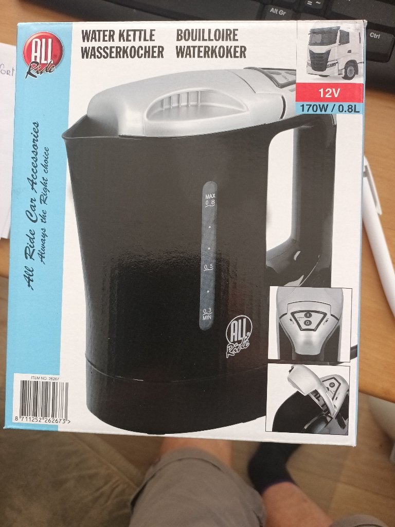 Waterkoker 12 volt, Caravans en Kamperen, Ophalen, Nieuw