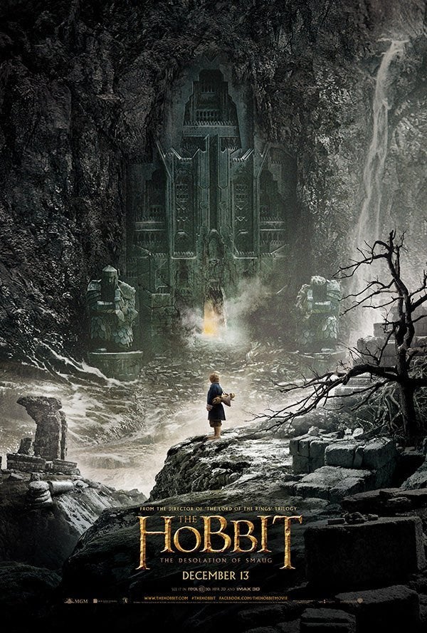 Originele filmposter The Hobbit: Desolation of Smaug (2013), Verzamelen, Ophalen of Verzenden, Zo goed als nieuw, Film en Tv