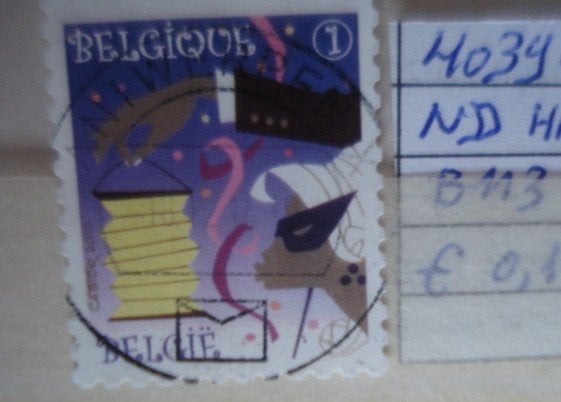 België nr. 4039 (O) = B113, Verzenden, Gestempeld, Gestempeld