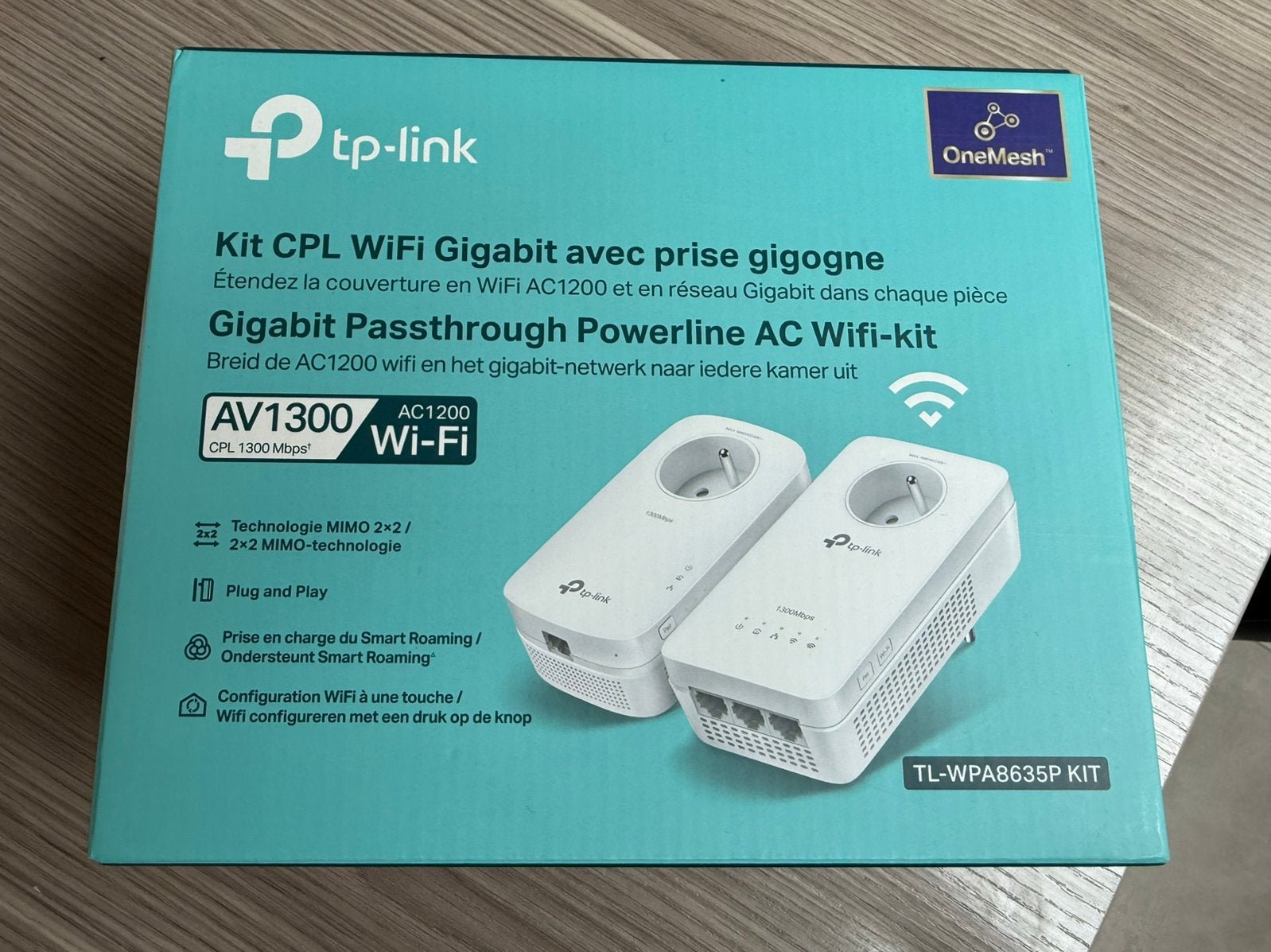 TP-link TL-WPA8635P kit, powerline adapters, Enlèvement, Comme neuf