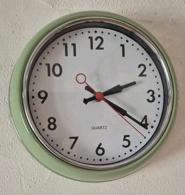 Horloge murale vintage, Vintage, Enlèvement ou Envoi, Horloge murale