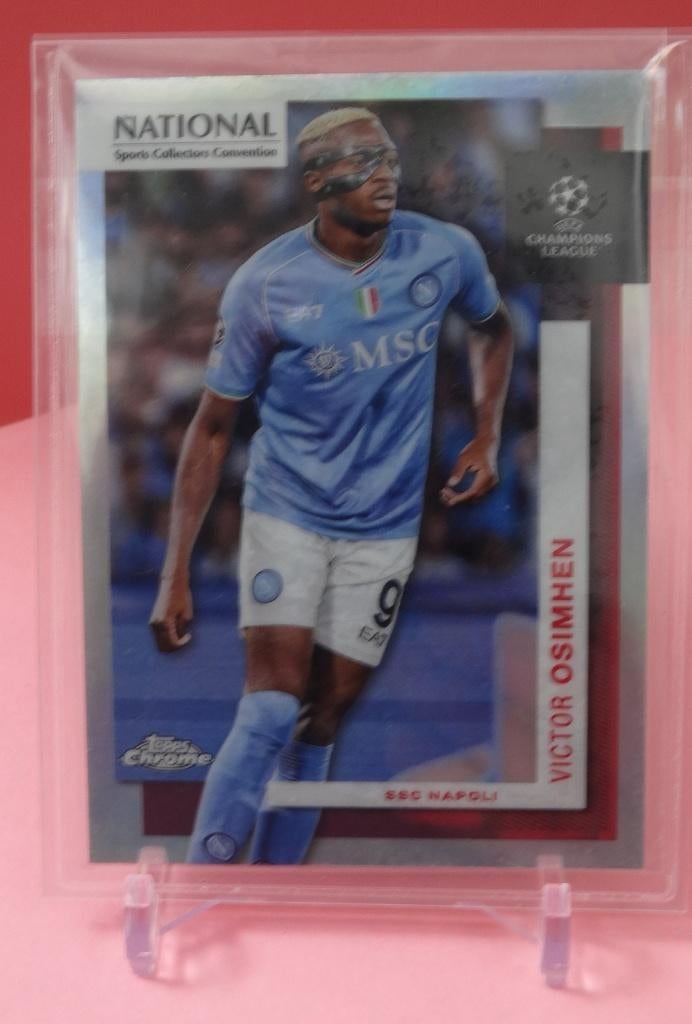 2024 Topps Victor Osimhen #SC-20 Sports Convention refrac., Verzenden, Nieuw, Plaatje