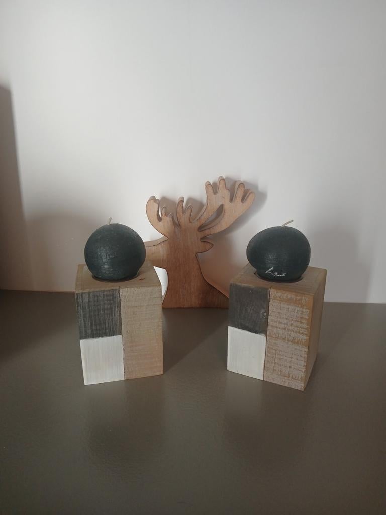 Kaarsen met hert, Huis en Inrichting, Ophalen