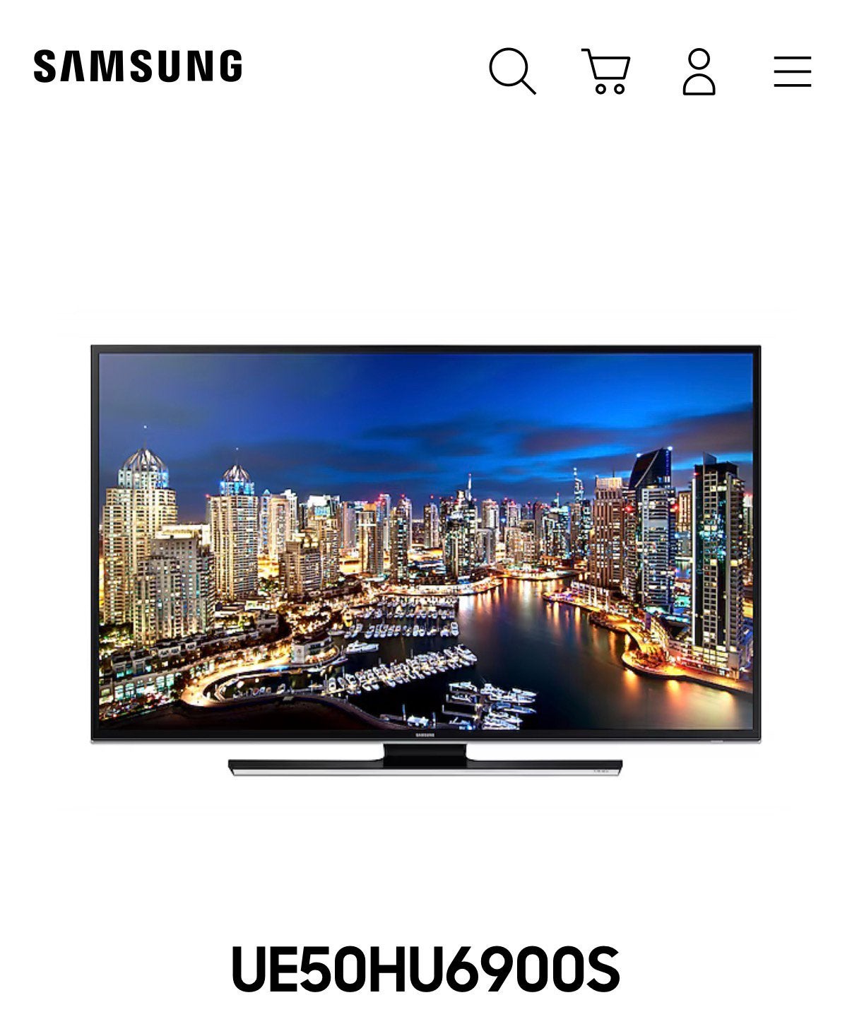 SAMSUNG smart TV type : UE50HU6900S, LCD, Comme neuf, Enlèvement, 4k (UHD)