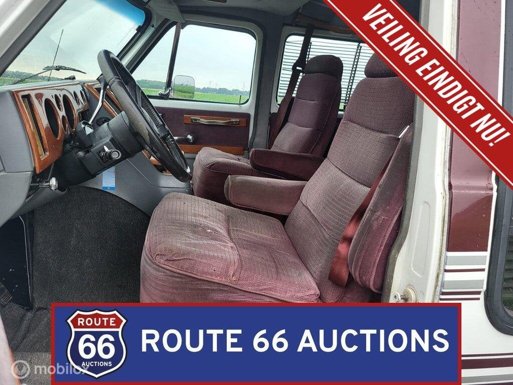 Chevrolet G20 Globemaster | 1990 | Route 66 Auctions, Achat, Entreprise, Chevrolet, Boîte manuelle