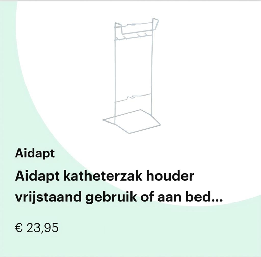Urinezakhouder nieuw, Diversen, Ophalen