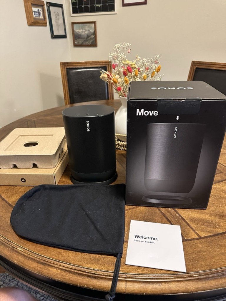 Enceinte portable Sonos Move - Noir (Comme neuve), TV, Hi-fi & Vidéo, Enceintes, Neuf, Autres marques, Moins de 60 watts, Enlèvement ou Envoi