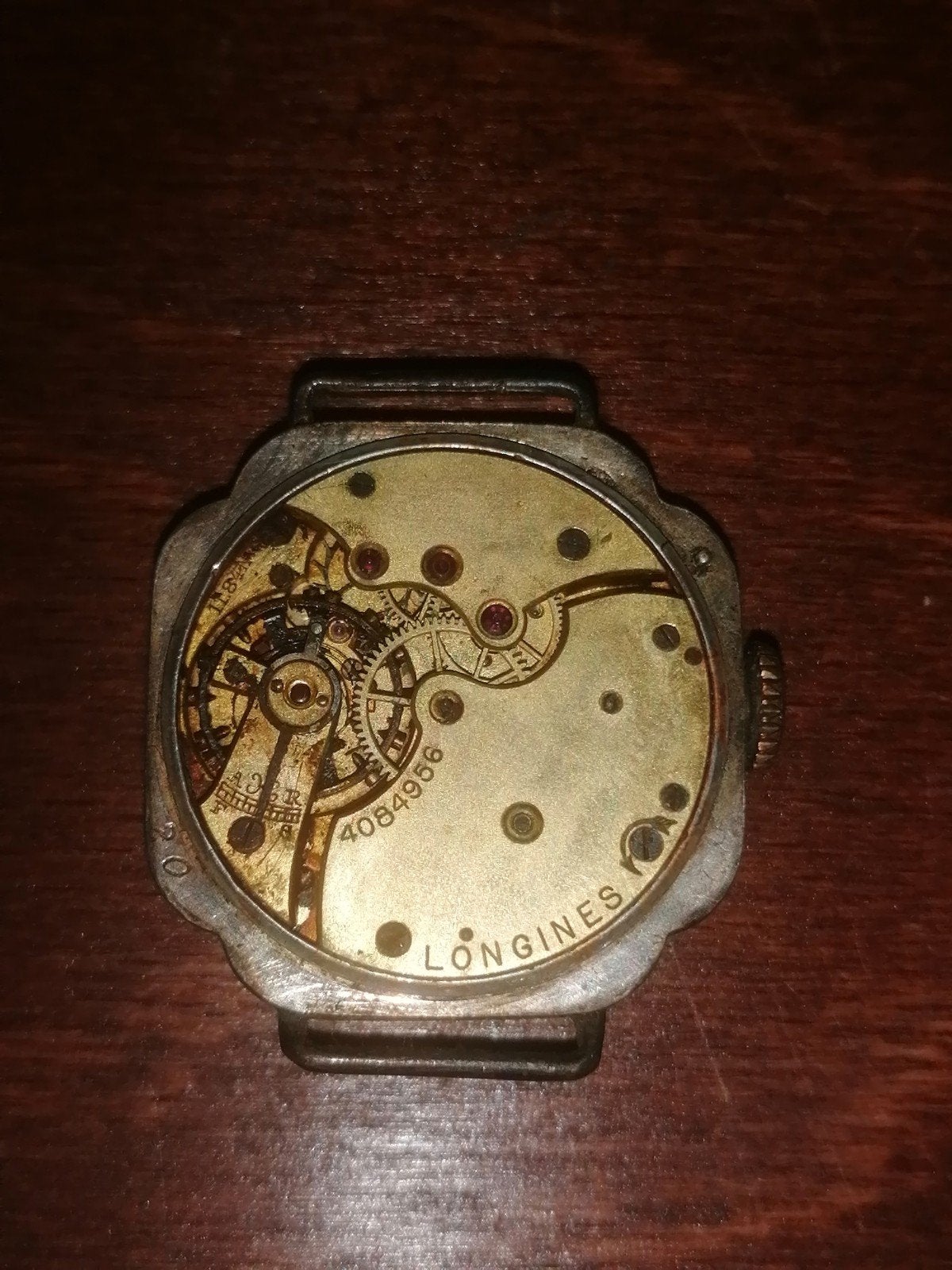 Antic longines montres Argent massif., Handtassen en Accessoires, Horloges | Antiek, Ophalen of Verzenden, Zilver, Longines
