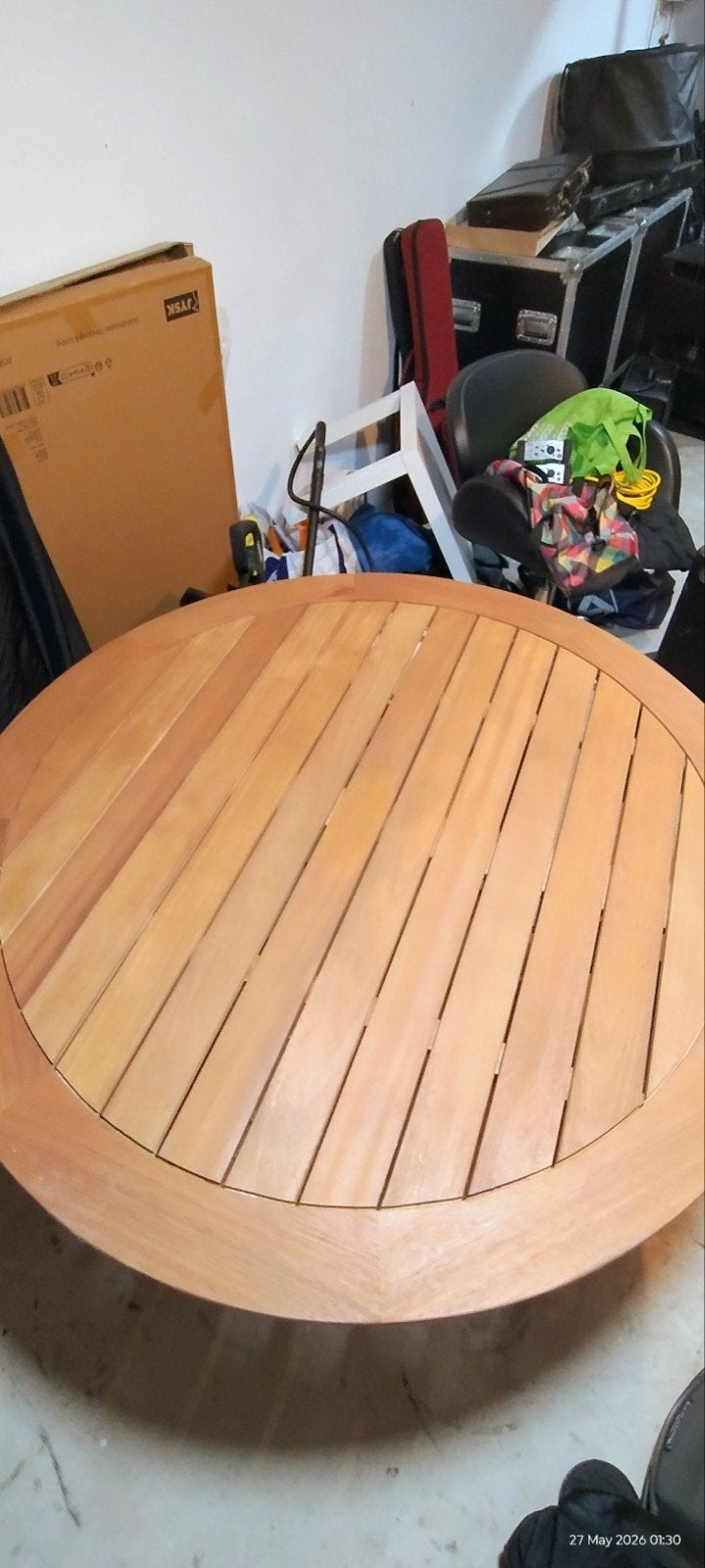 La table de Bois, Jardin & Terrasse, Enlèvement ou Envoi, Bois