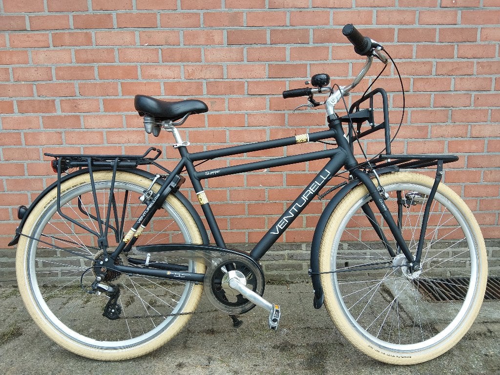 Herenfiets Venturelli Shopper 22", Fietsen en Brommers, Gebruikt, Velgrem, Versnellingen, 53 tot 57 cm