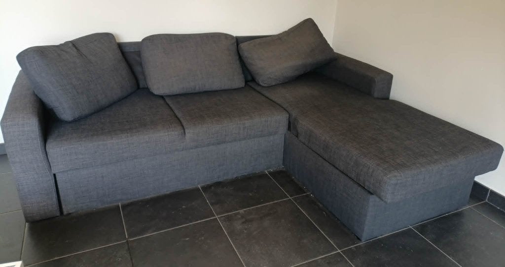 zetelbed, Huis en Inrichting, Ophalen, Hoekbank, Zo goed als nieuw, Minder dan 150 cm