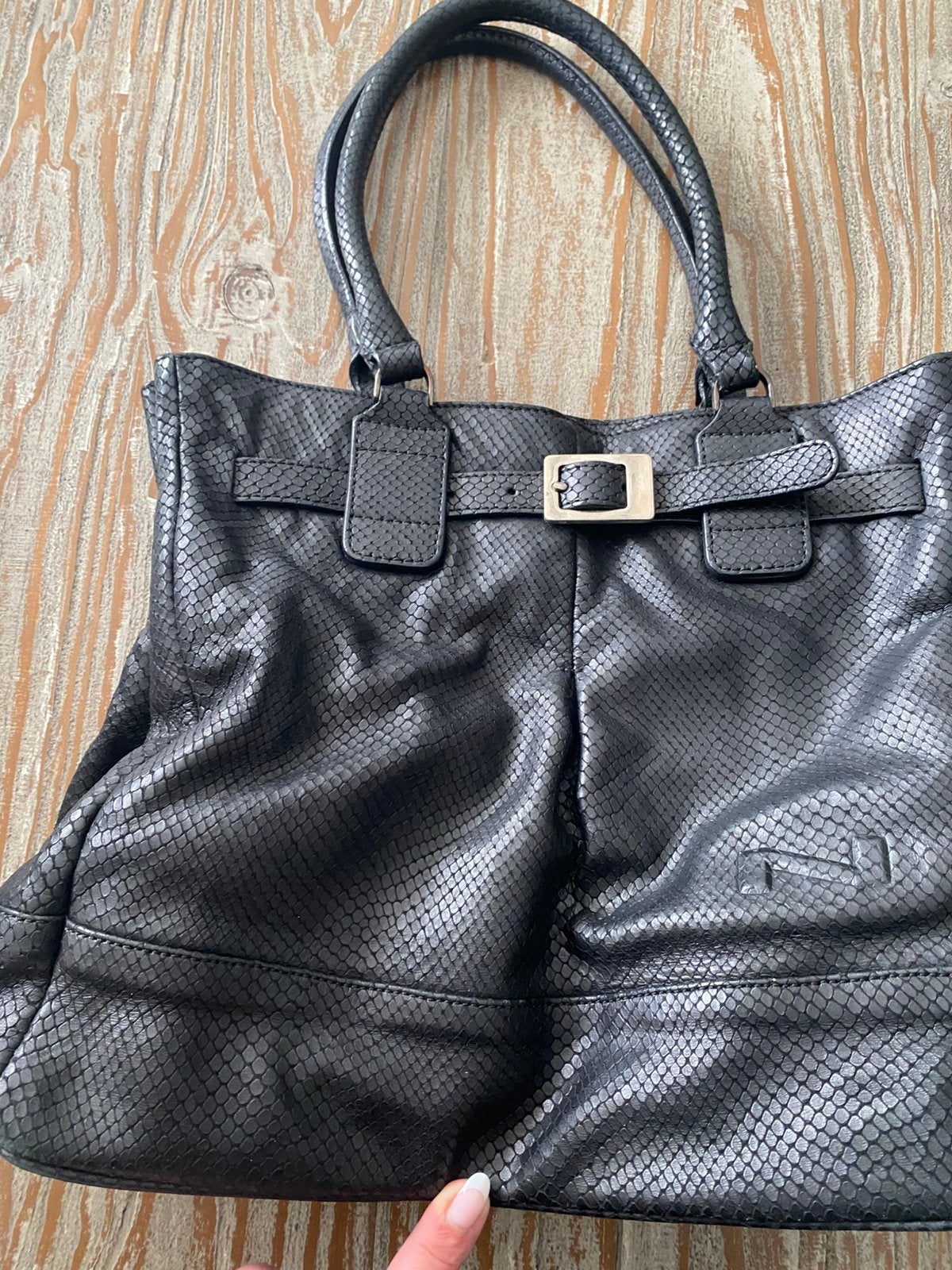 Zwarte handtas van Nathan Baume, Handtassen en Accessoires, Ophalen, Zo goed als nieuw, Handtas