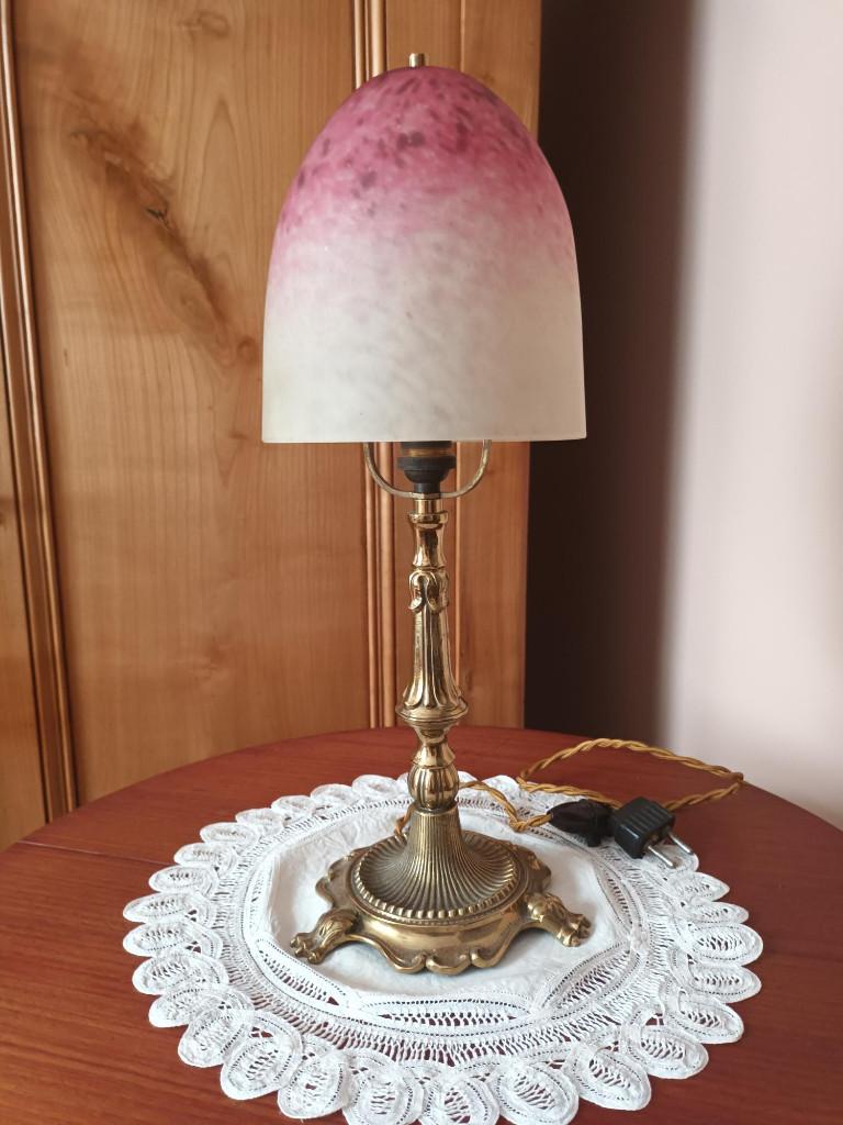 Lampe d'époque Art Déco/Art Nouveau signée Schneider., Enlèvement ou Envoi