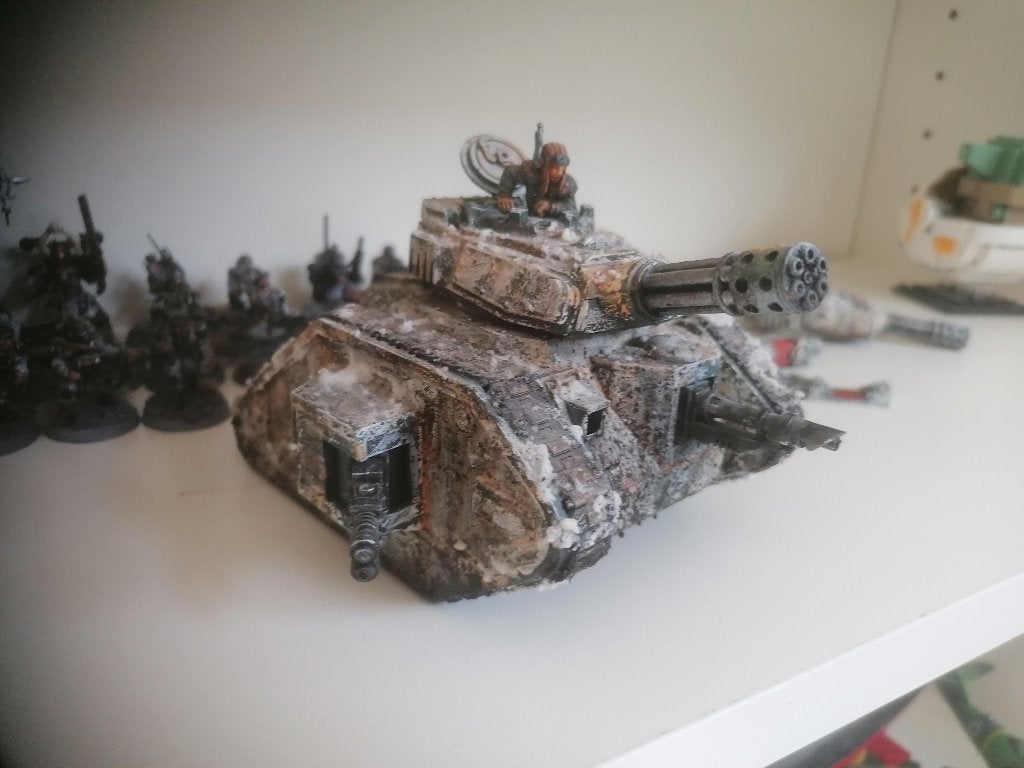 Lot 31 warhammer 40k Armée Astra Militarum  Char Leman Russ, Enlèvement, Comme neuf, Personnage ou Figurines