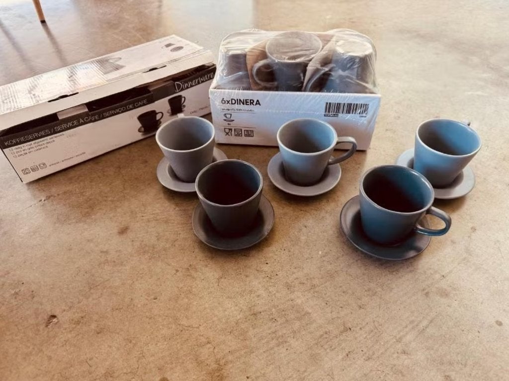 15 koffietasjes, Huis en Inrichting, Ophalen, Keramiek, Nieuw, Modern