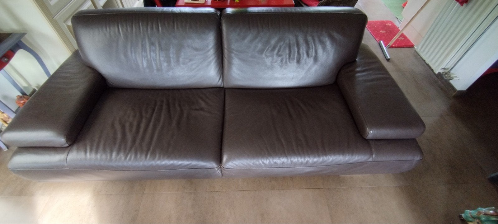 Canapé 4 places Natuzzi, 75 à 100 cm, Banc droit, Enlèvement, Utilisé