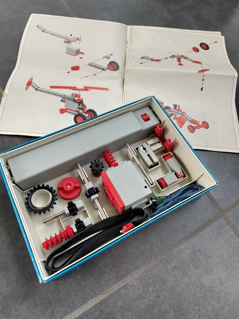 Fischer Technik mot 1, Kinderen en Baby's, Speelgoed | Educatief en Creatief, Bouwen, Ophalen