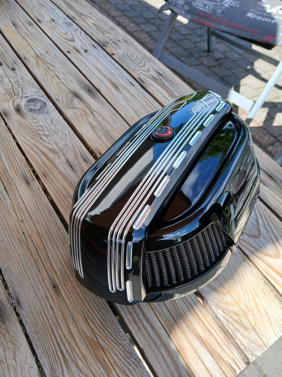 cnc trim voor m8 luchtfilter, Motoren, Ophalen of Verzenden