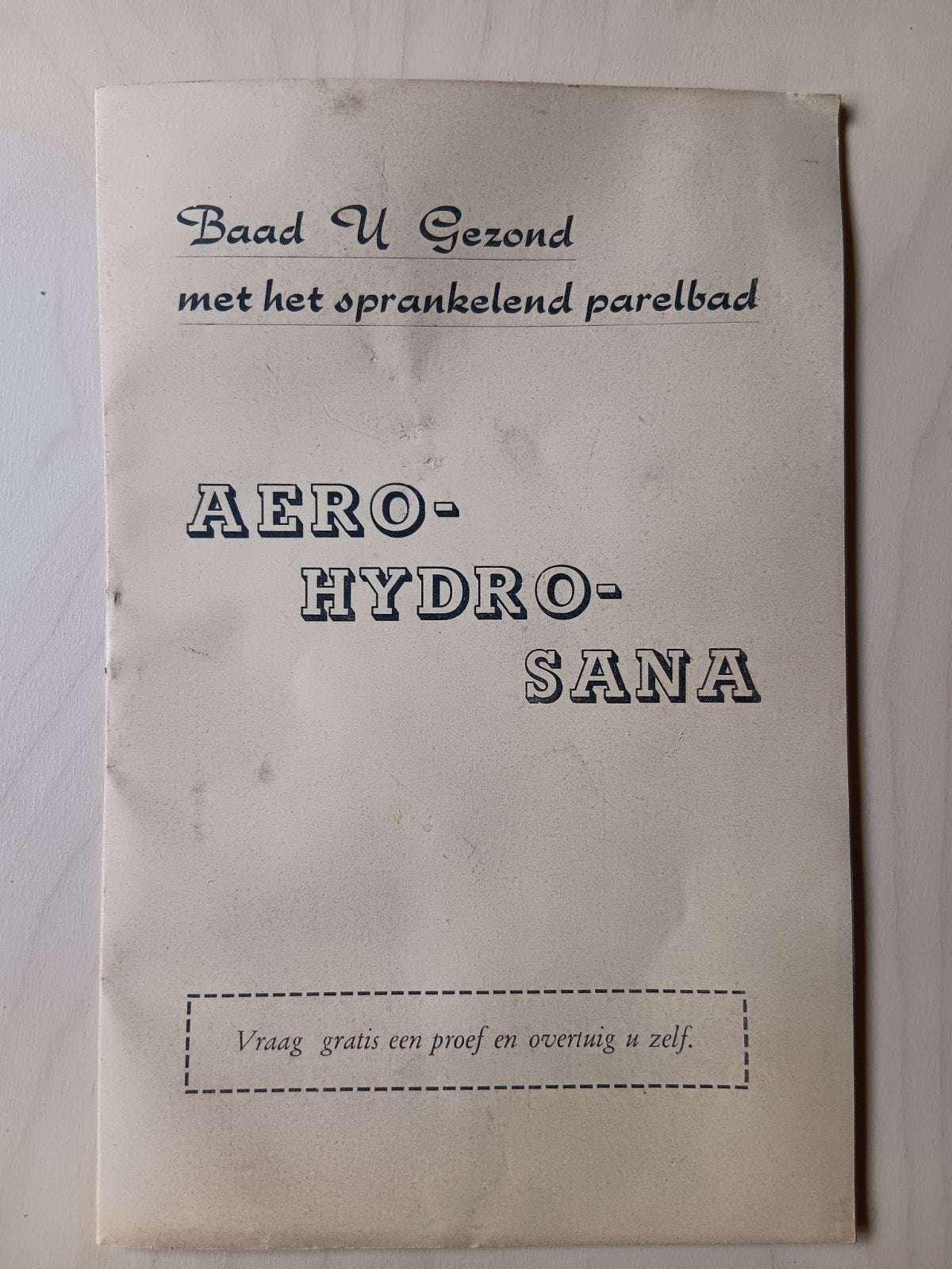 Vintage Booklet, formaat A5, Boeken, Catalogussen en Folders, Ophalen of Verzenden, Gelezen, Folder