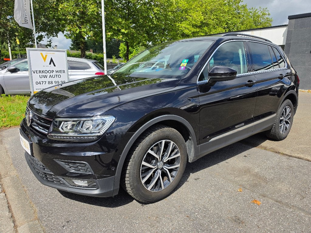 VW Tiguan 1.5TSi 8/2020, 83.680km, Full Option, 12m Garantie, Auto's, Voorwielaandrijving, Stof, 4 cilinders, Zwart
