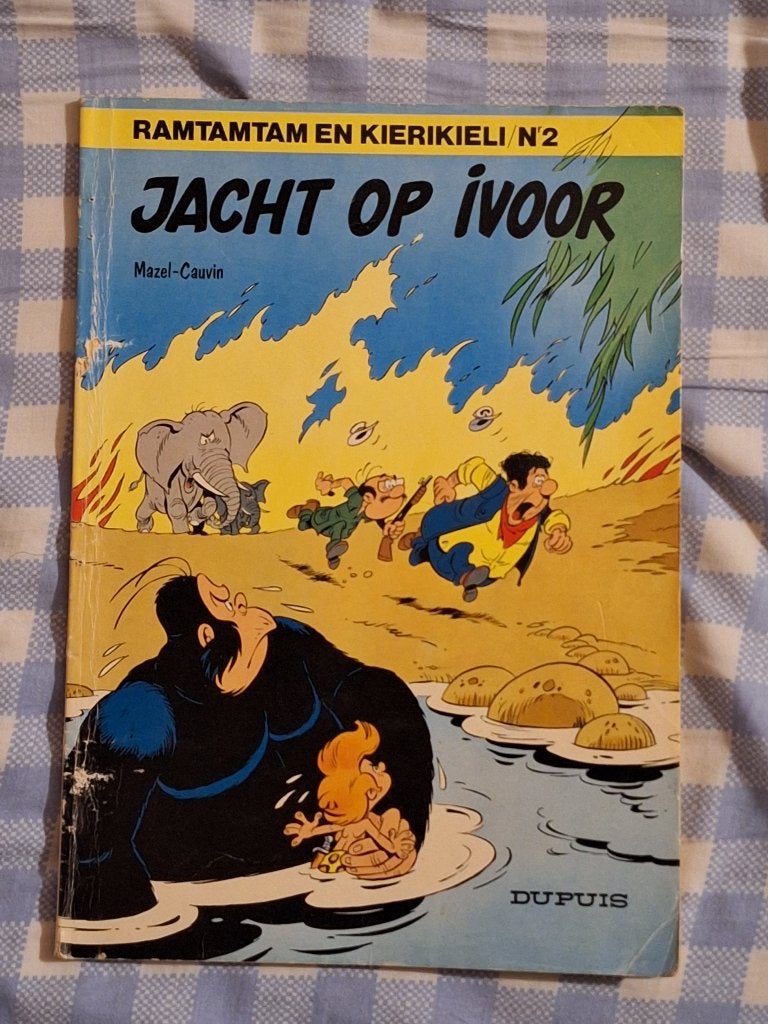 Ramtamtam en Kierikieli 2: jacht op ivoor, Eén stripboek, Ophalen of Verzenden, Gelezen