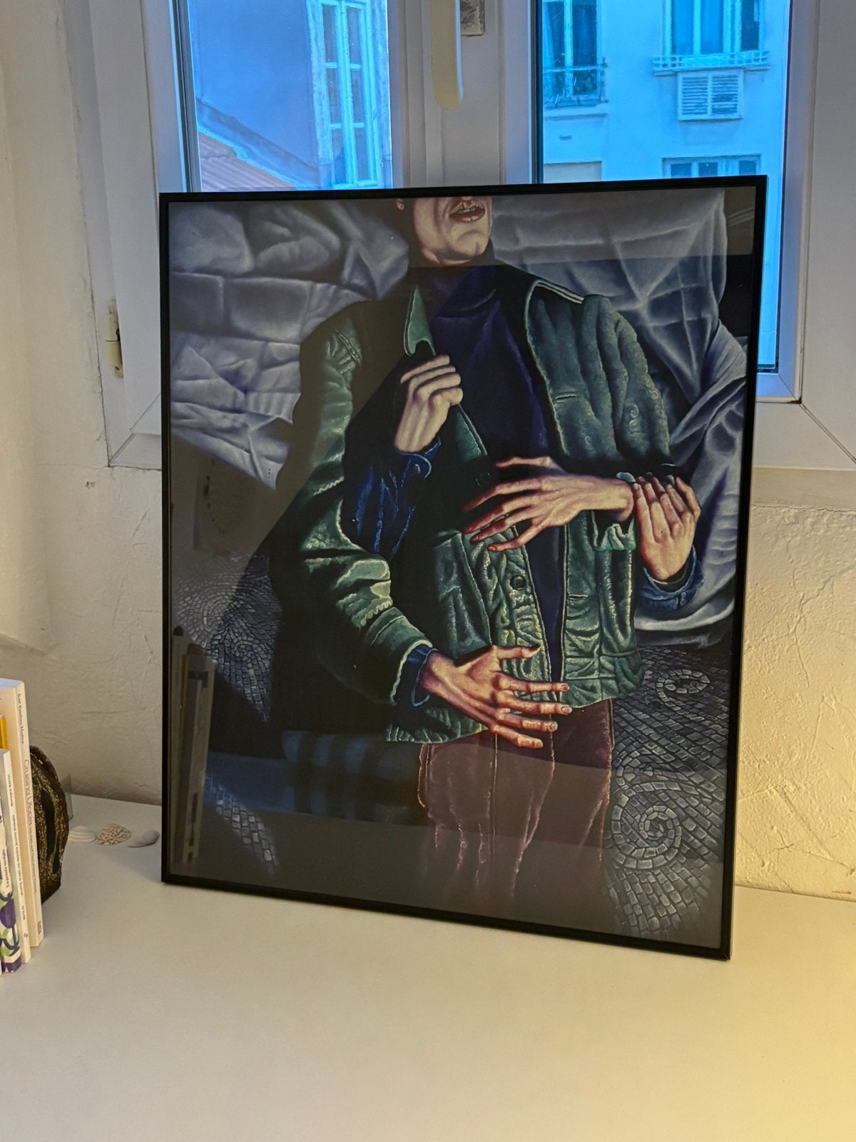 Affiche/poster Bendt Eyckermans, Antiek en Kunst, Kunst | Schilderijen | Modern, Ophalen, Papier/karton, Achter glas, Olieverf