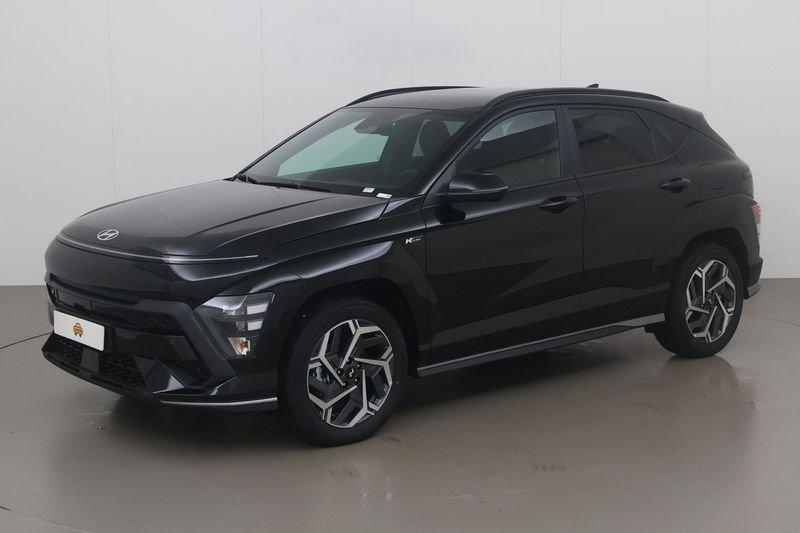 Hyundai KONA HEV 1.6 gdi feel n-line 129 AT, Auto's, Automaat, Gebruikt, 2 kWh, Overige bekleding