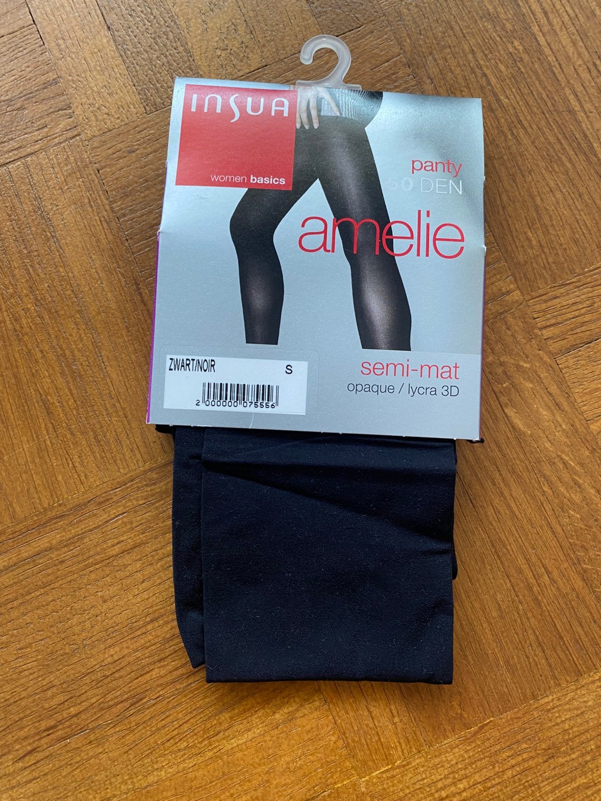 Collants noir opaques 50D, Neuf, Enlèvement ou Envoi, Taille 36/38 (S), Panty
