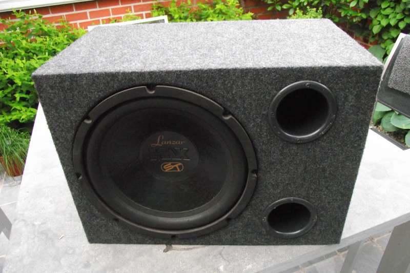 Lanzar woofer wooferkist, Auto diversen, Autospeakers, Ophalen, Gebruikt